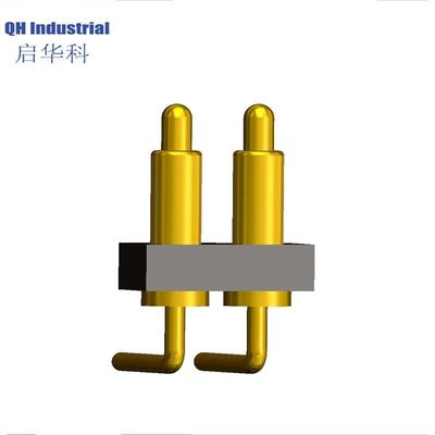 kaufen High-Class Präzision Magnet Pogo Pin Richtig Winkel Kontakt Pad Männlich und weiblich Tragbar 2Pin Pogo Pin Ladekonnektor online manufacture