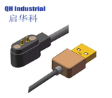 Shenzhen-Fabrik mit 2 Pogo-Pin-Anschluss Smartwatch schnelles Ladekabel magnetisches USB-Datenkabel Ladegerät