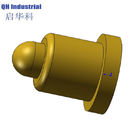 Großes Amphenol einzelnes Ende SMTs 2.0mm gefederter Pin-Spulen-Band-Paket Pogo Messingpin
