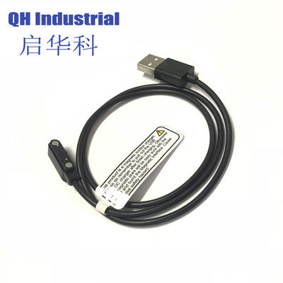 kaufen 2Pin 10,2mm Pitch Ni Plattierte Mobiltelefonbatterie Richtigwinkel-Typ Federlast-Pin Magnetische Ladeanschlüsse online manufacture