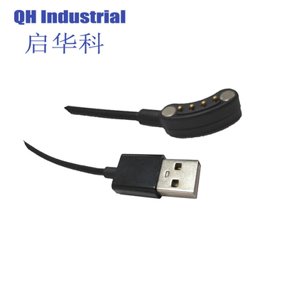 Großhandelsfabrik OEM Smart Watch Magnetische Ladekabel 4 Pins USB Schnellladekabel Passt für Smart Wearable