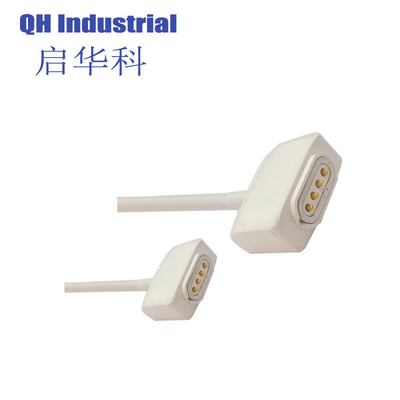 CE RoHs 1A 2A Pogo Pin Ladekabel Magnetische Ladekabel für Smart Watch 2,84 mm 4,0 mm 7,62 mm Gegenteil Pogo Ladekabel