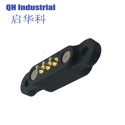 Federbelasteter Pogo-Pin-Anschluss individuell 3 Pins Gerader Winkel Doppelreihe 3mm PCB 3 Pins Anschluss Männlich Weiblich OEM ODM