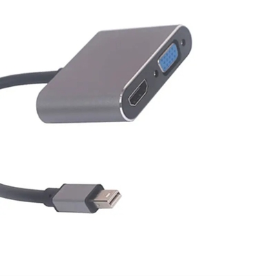Mini DP Männlich auf HDMI VGA 4K weiblich Kabel Mini Display Port auf HDMI & VGA 2 in1 Für Apple Mac-Book Air Pro Computer