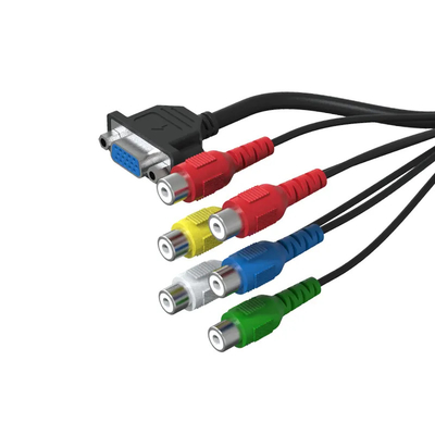 Hochgeschwindigkeits-HDMI auf DB- und AV-Kabellinie Audio-Video-Komponente Kabel Draht 6 RCA-Kabel für TV-Spiele-Konsole Computer
