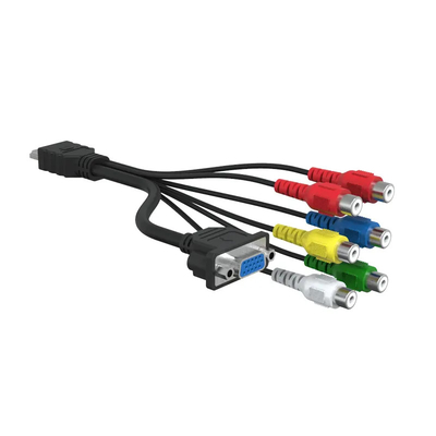 Zusammengestellte 0,5 1 2 M Multi-Komponenten Spiele Audio Video AV Kabel zu RCA für TV Marke PS2 PS3 Playstation 6 RCA AV Kabel Spielekonsole Computer