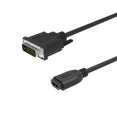 HDMI zu DVI 24+1 Kabel HDMI 2.0 Kabel Kompatibel für tragbaren Monitor HDTV Kamera Projektor Laptop Computer
