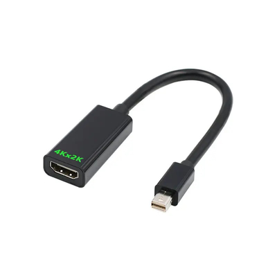 Hochwertiges 4K*2K HDTV weiblich zu Mini DP männlich Audio-Video-Kabel Konverter HDMI zu Mini-Displayport Kabel Adapter für Desktop-Laptop-Projektormonitor