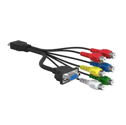 angepasste Länge VGA DB Männliches Kabel Digital 6 RCA Analog PC TV Video Kabel AV Adapter HDTV PC Computer DVD Display Kabelwandler