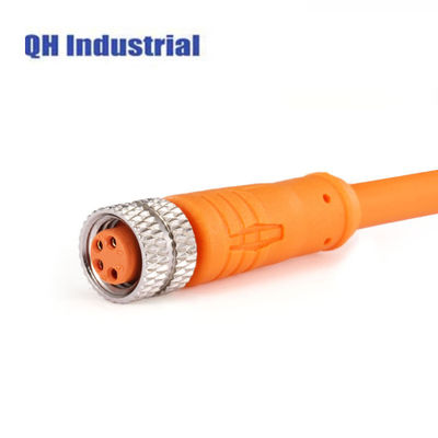 IP67 wasserdicht M8 4 Pins weibliches Verbindungskabel M8 4Pin männlich-weibliches Industriekabelverbindungskabel