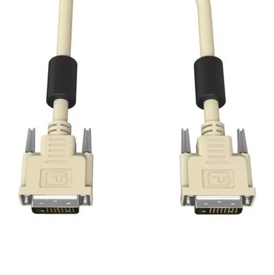 Kundenspezifisches PVC vergoldetes 1080P 60 Hz Dual-Link-DVI-zu-DVI-Kabel Stecker auf Stecker DVI-D Dual-Link-Kabel Computer-Desktop-Datenübertragung