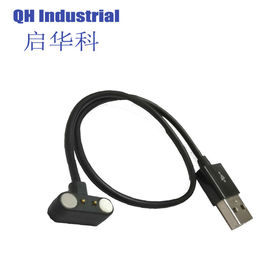 2Pin Chinesischer Hersteller Batterie Doppelspitze Magnetische Pogo Pin Pogo Pin Steckverbinder für Smart Watch