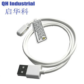 2Pin 7,6mm Tonhöhe Langlebigkeit Langlebigkeit Luftfahrt Einkopf-Pog-Pin Steckdose Pogo-Pin Magnetischer Pogo-Pin USB-Anschluss