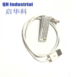 2Pin 7.6mm Pitch Cnc Präzision Luftfahrt Rechtswinkel-Typ Frühlingsladung Pin Pogo Pin Steckverbinder für USB