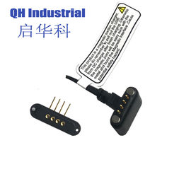 4pins 2,54mm Tonhöhe ISO RoHS REACH IDI magnetischer Pogo-Pin-Anschluss Peru ISO RoHS REACH männlicher Anschluss Magnetischer Anschluss