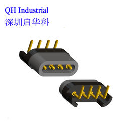 4Pin Russische Föderation Mobiltelefon Batterieanschluss Magnetischer Federverbindung Magnetischer Pogo-Pin USB-Anschluss