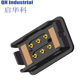 6Pin Griechenland Ladekonnektoren Magnetische Federladen-Pin zu USB Federladen-Pin-Anschluss für Smart Watch
