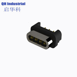 4Pin 2,54mm Pitch Männlich und weiblich 1Amp 2Amp Federkraft 500gf Magnetischer Pogo-Pin-Anschluss