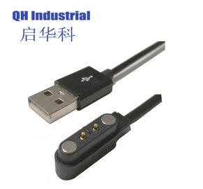 2Pin 4,0mm Schwung ohne Positionierungspunkt 1mm 2mm 3mm 4mm Männliche Smart Watch Smart Device Magnetische Energie USB-Anschluss