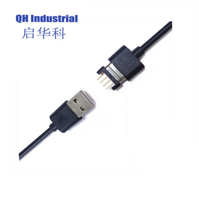 2A 700gf Stong Magnetic Force 80cm Männlich und weiblich 4Pin Magnetische Ladekabel USB-Anschluss