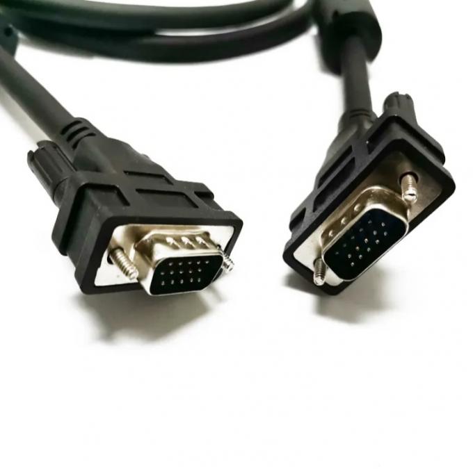 Custom D-SUB DB 9 15 25 Kabel VGA 15 Pin RS 232 Kabel für Maschinen 15 Pin Männlich zu Männlich gerade 1